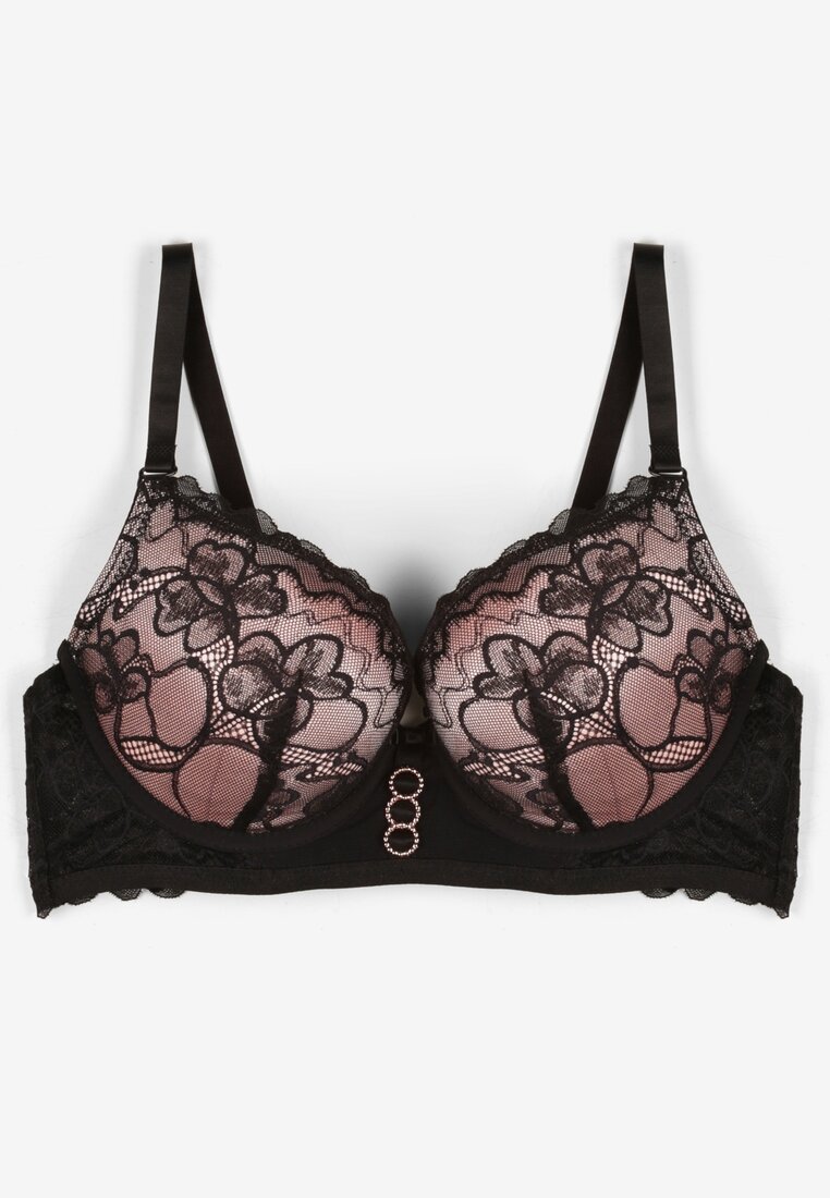 Sutien Neamitra Negru cu roz