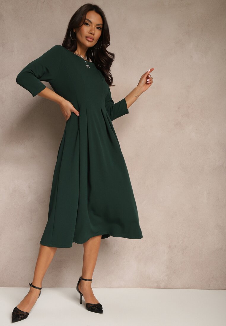 Rochie Reanelis Verde închis