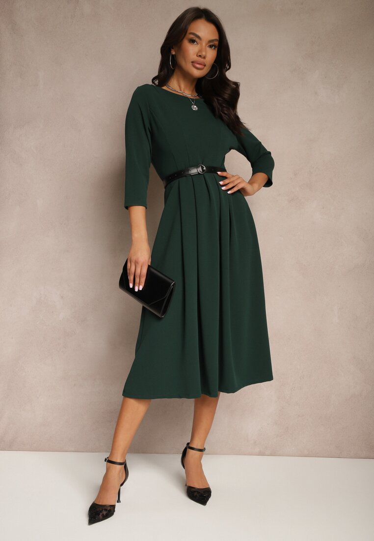 Rochie Reanelis Verde închis