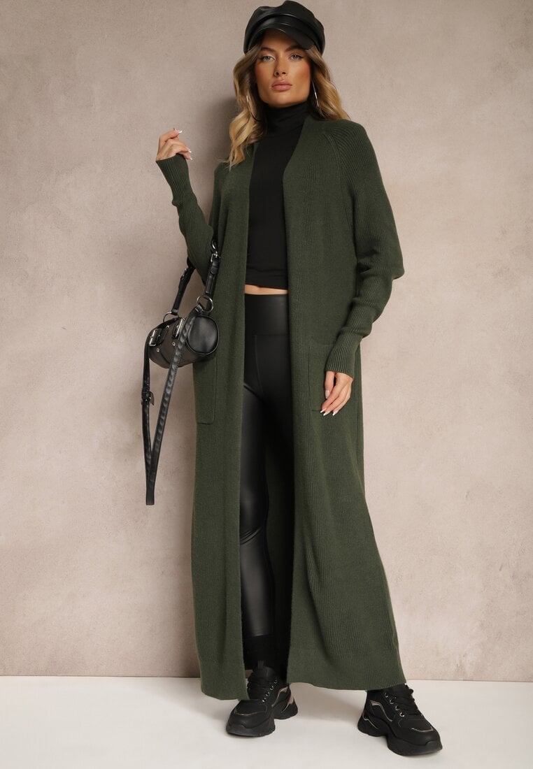 Cardigan Verde închis