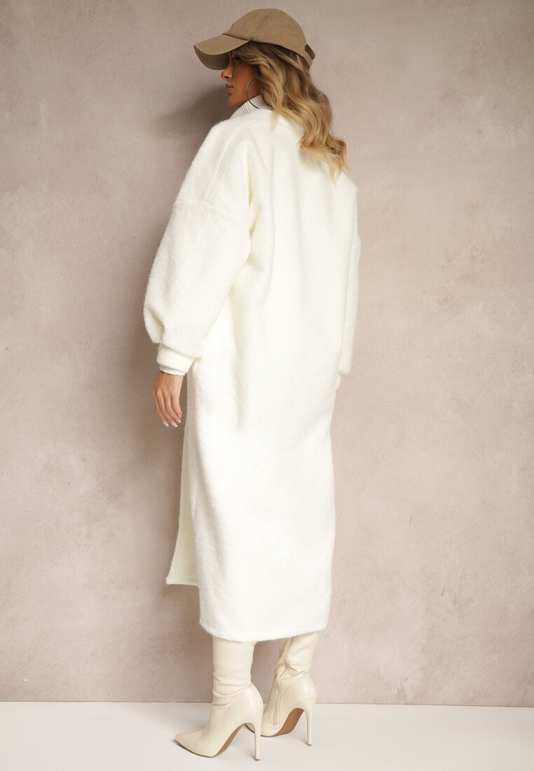 Cardigan Jackidra Alb