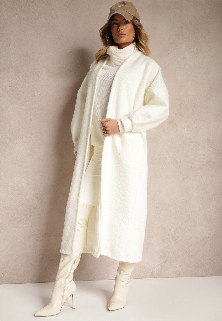 Cardigan Jackidra Alb
