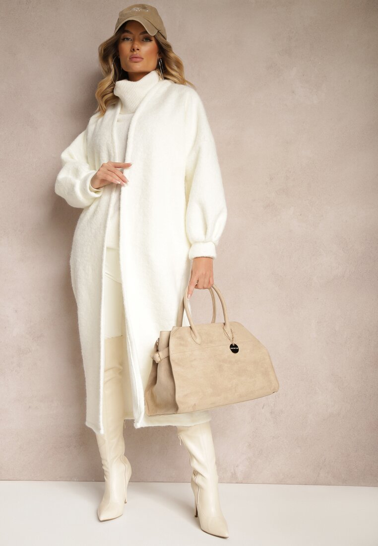 Cardigan Jackidra Alb