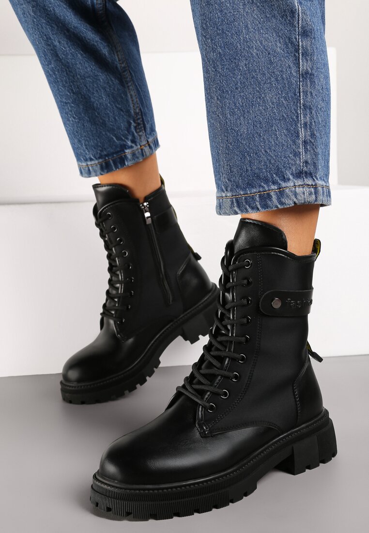 Botine Pretilie Negre