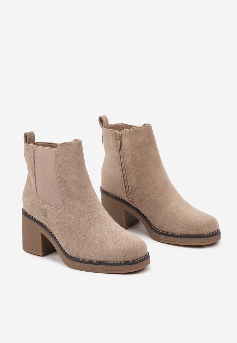 Botine Resilina Bej
