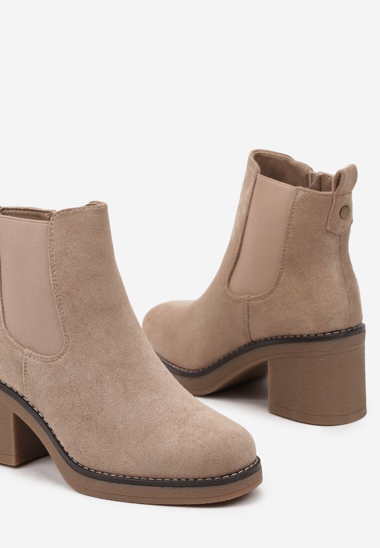 Botine Resilina Bej