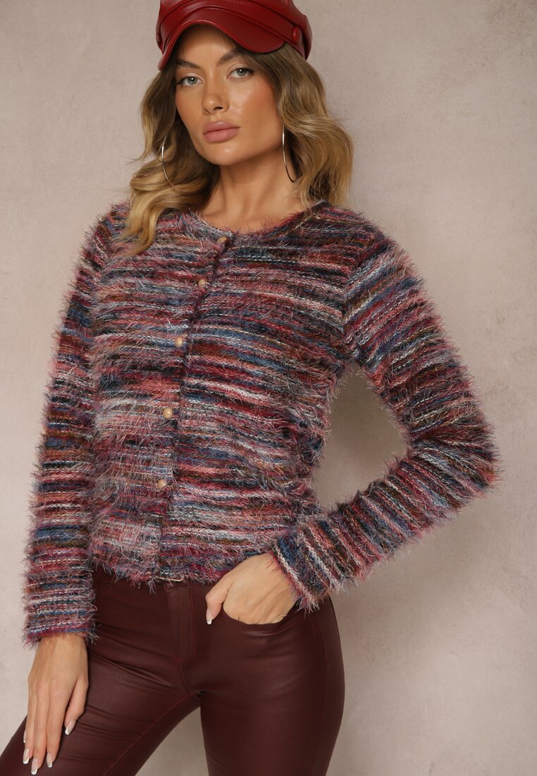 Cardigan Enamira Bordo