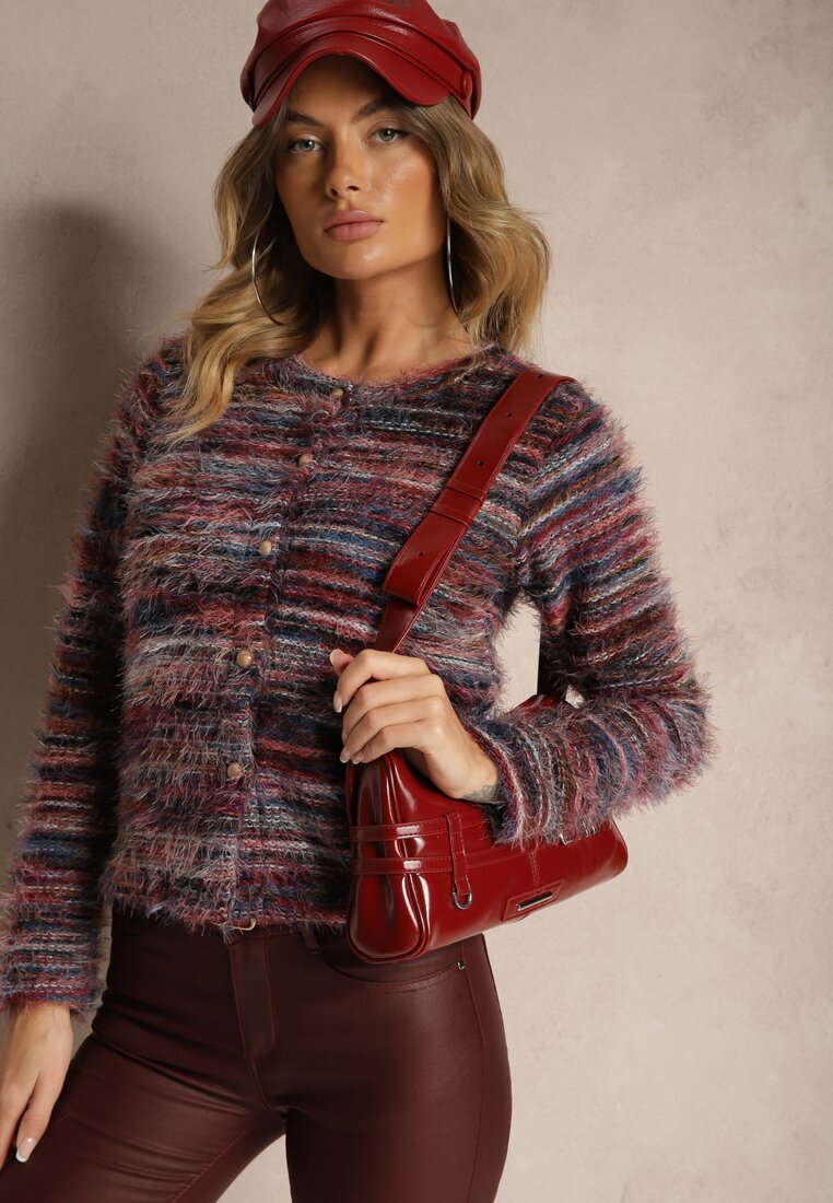 Cardigan Enamira Bordo