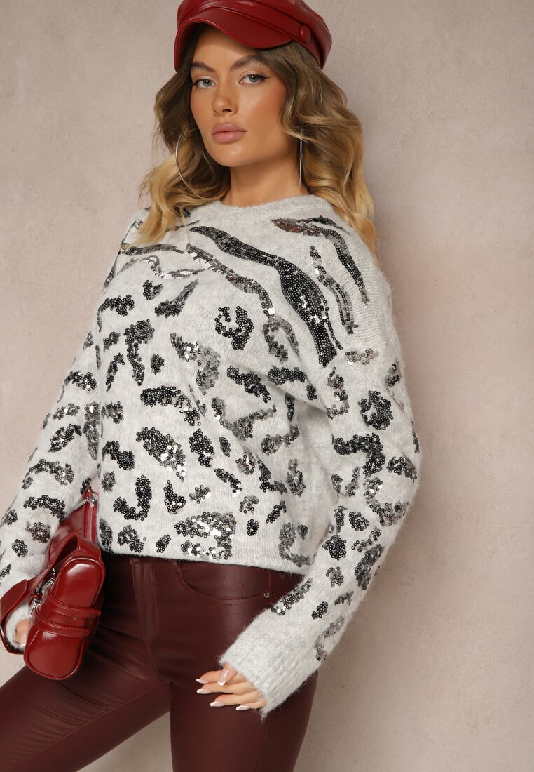 Pulover Issanoria Gri