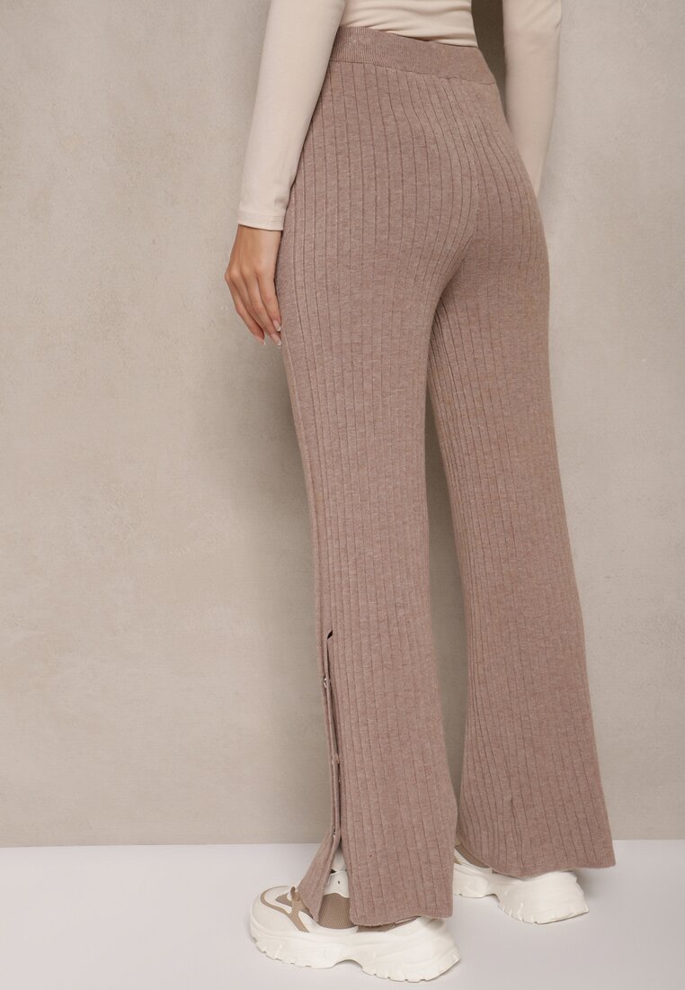 Pantaloni Zeriel Bej închis