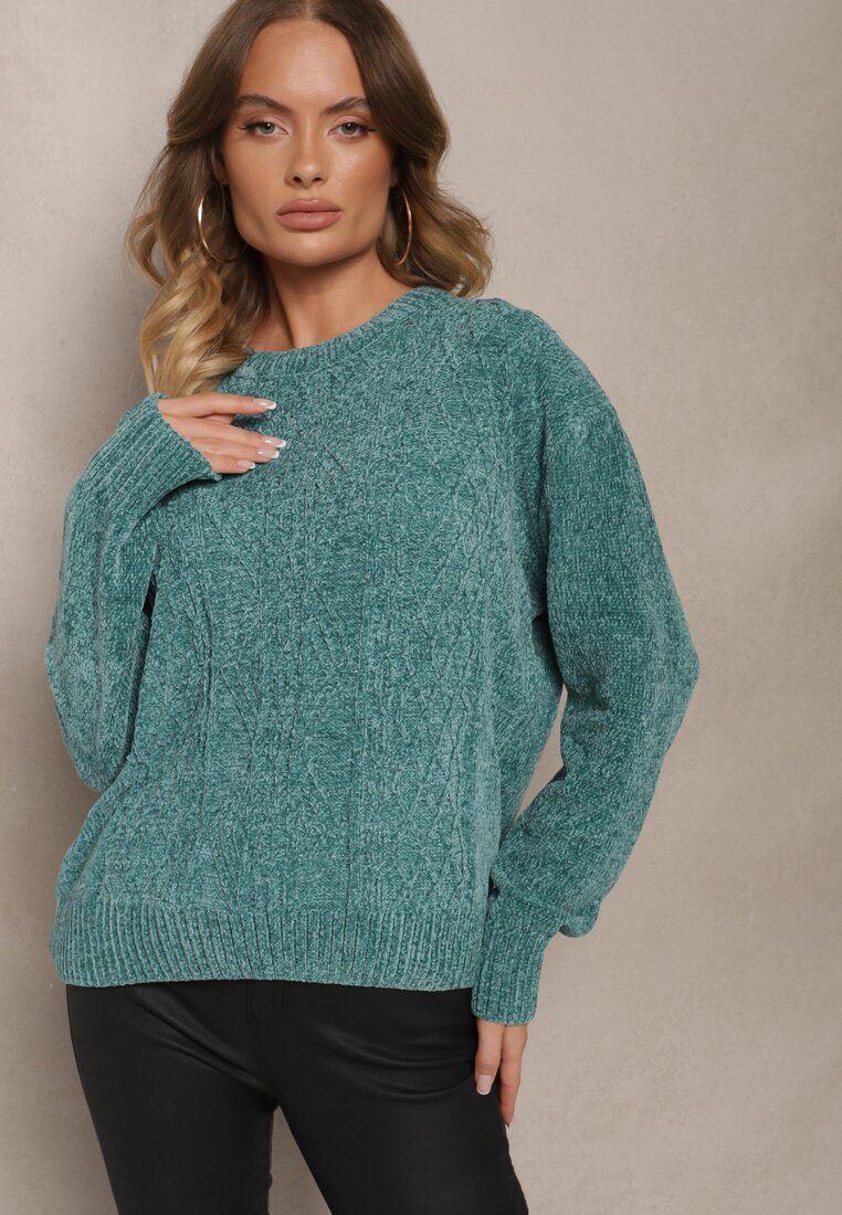 Pulover Zeriona Verde închis