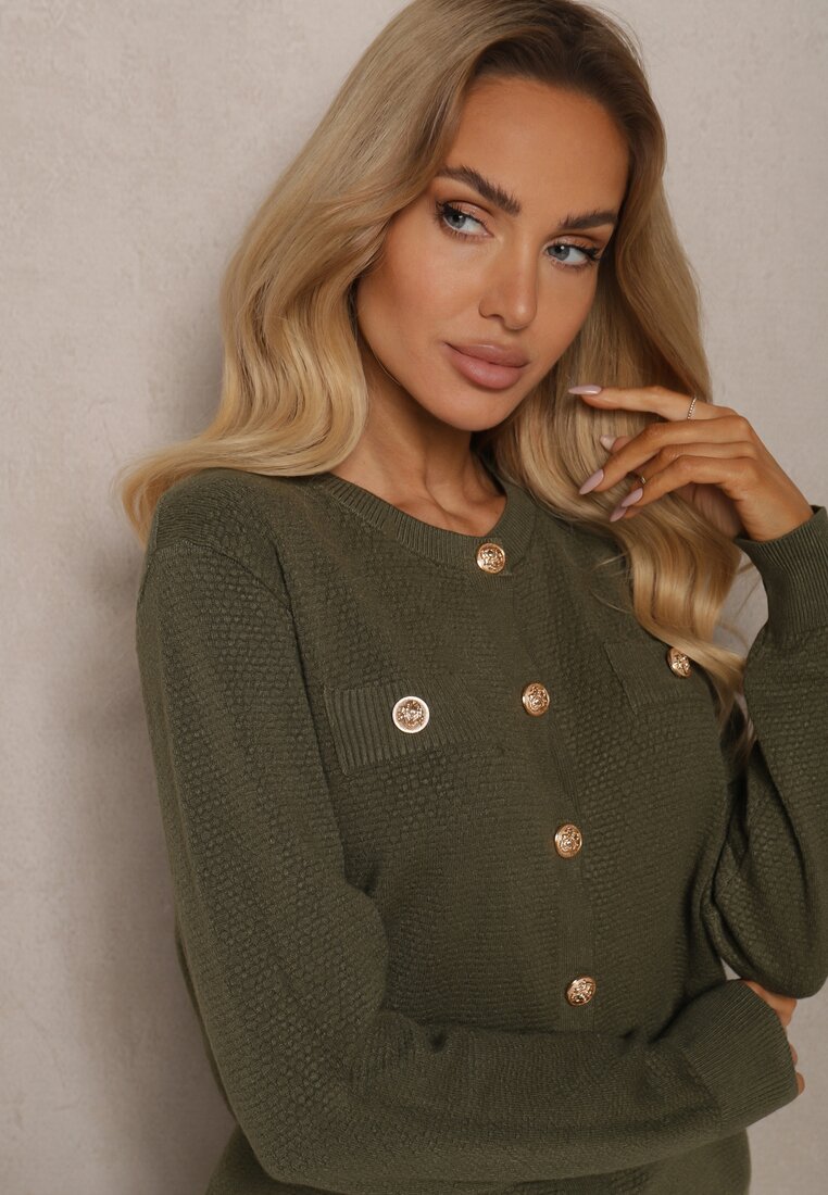 Cardigan Tinnalia Verde închis