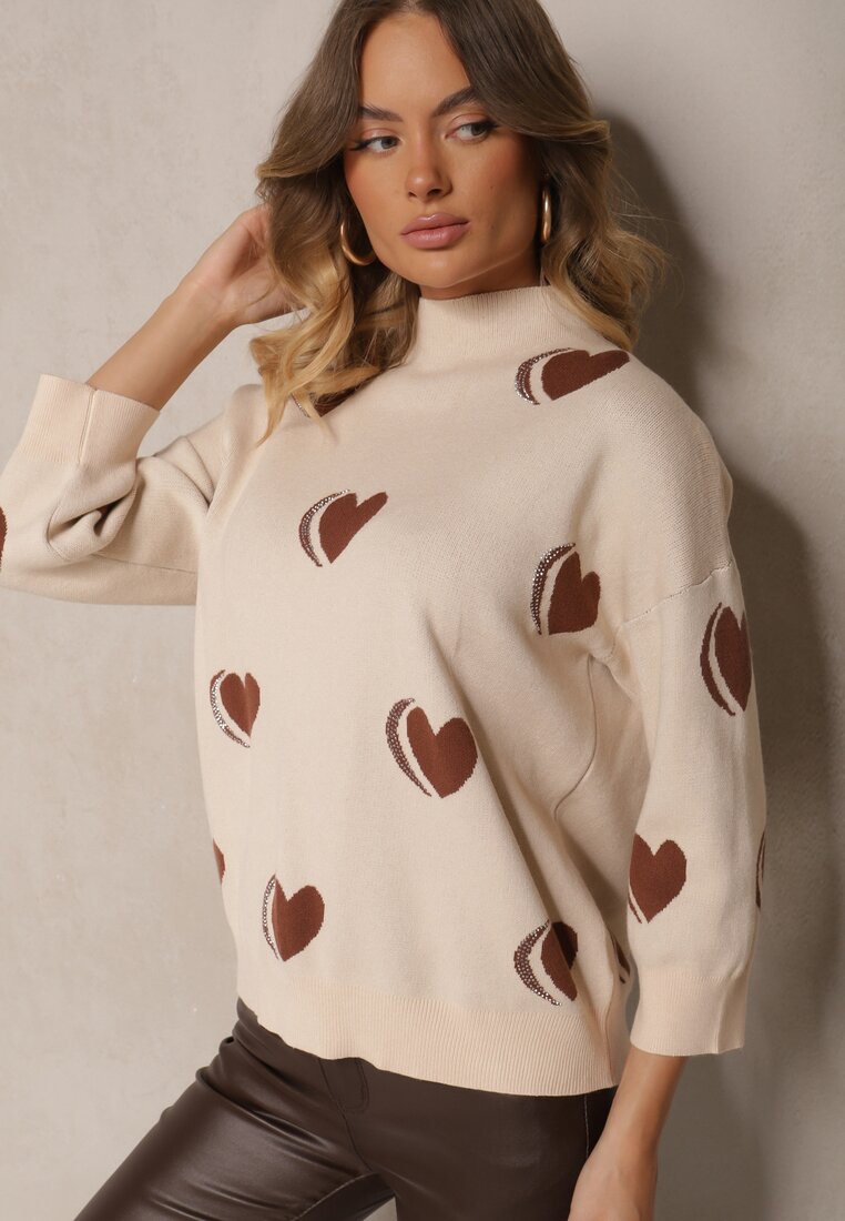 Pulover Zeanisia Bej deschis