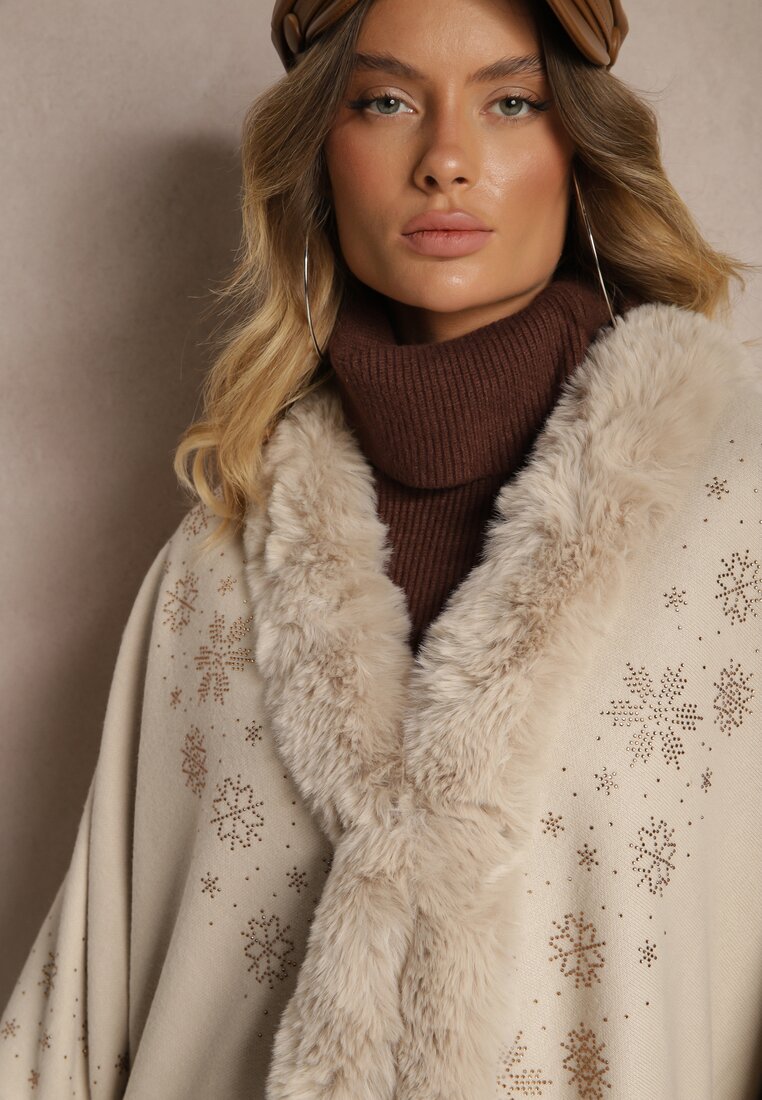 Poncho Issanel Bej deschis