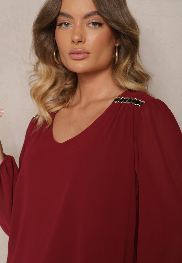 Rochie Ilita Bordo