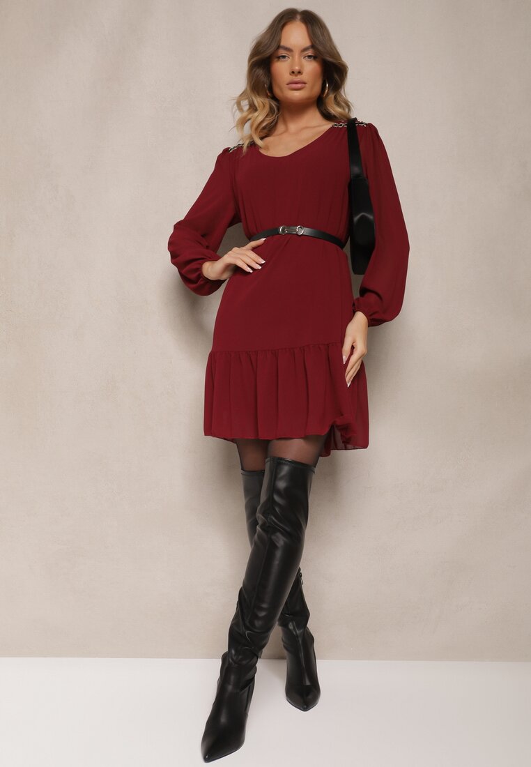 Rochie Ilita Bordo