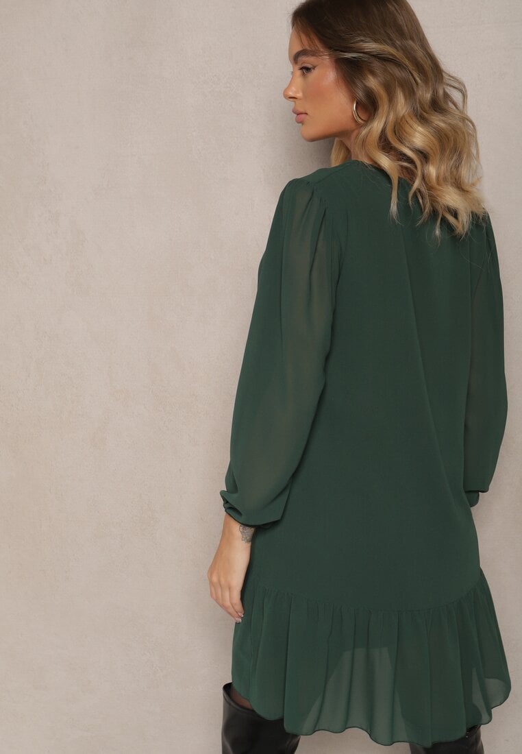 Rochie Ilita Verde închis