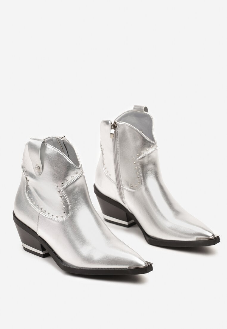 Botine Niavela Argintii