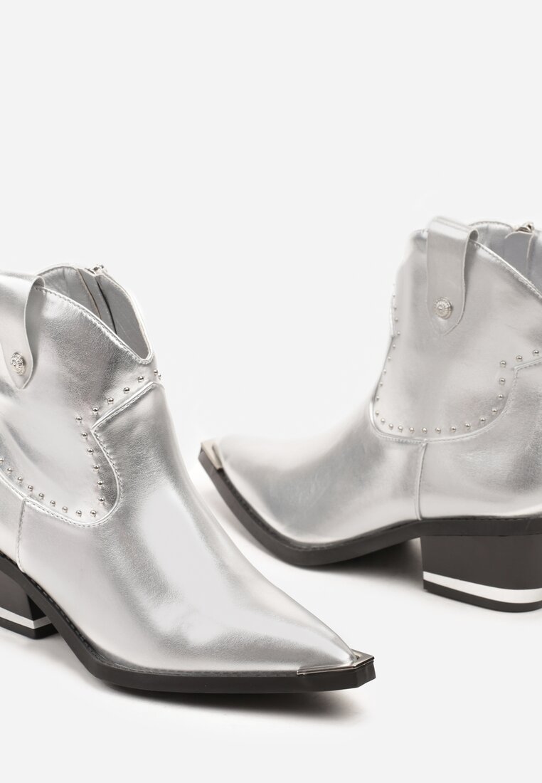 Botine Niavela Argintii