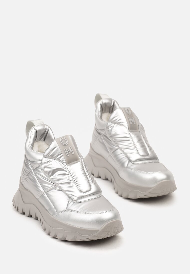 Sneakers Resilie Argintii