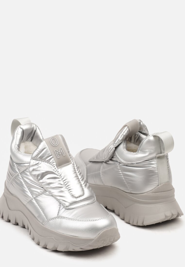 Sneakers Resilie Argintii
