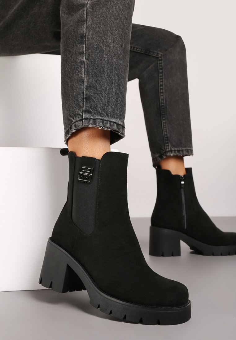 Botine Resilaine Negre