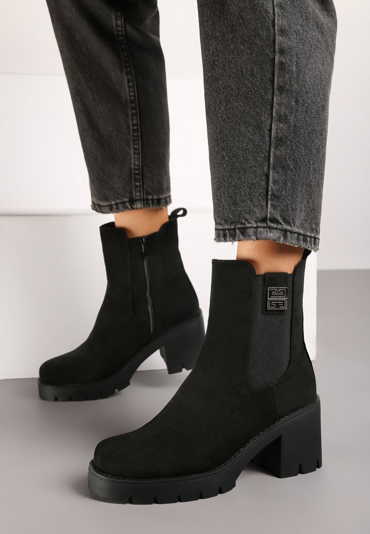 Botine Resilaine Negre
