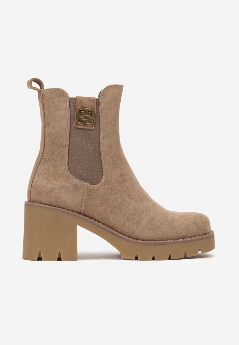 Botine Resilaine Bej