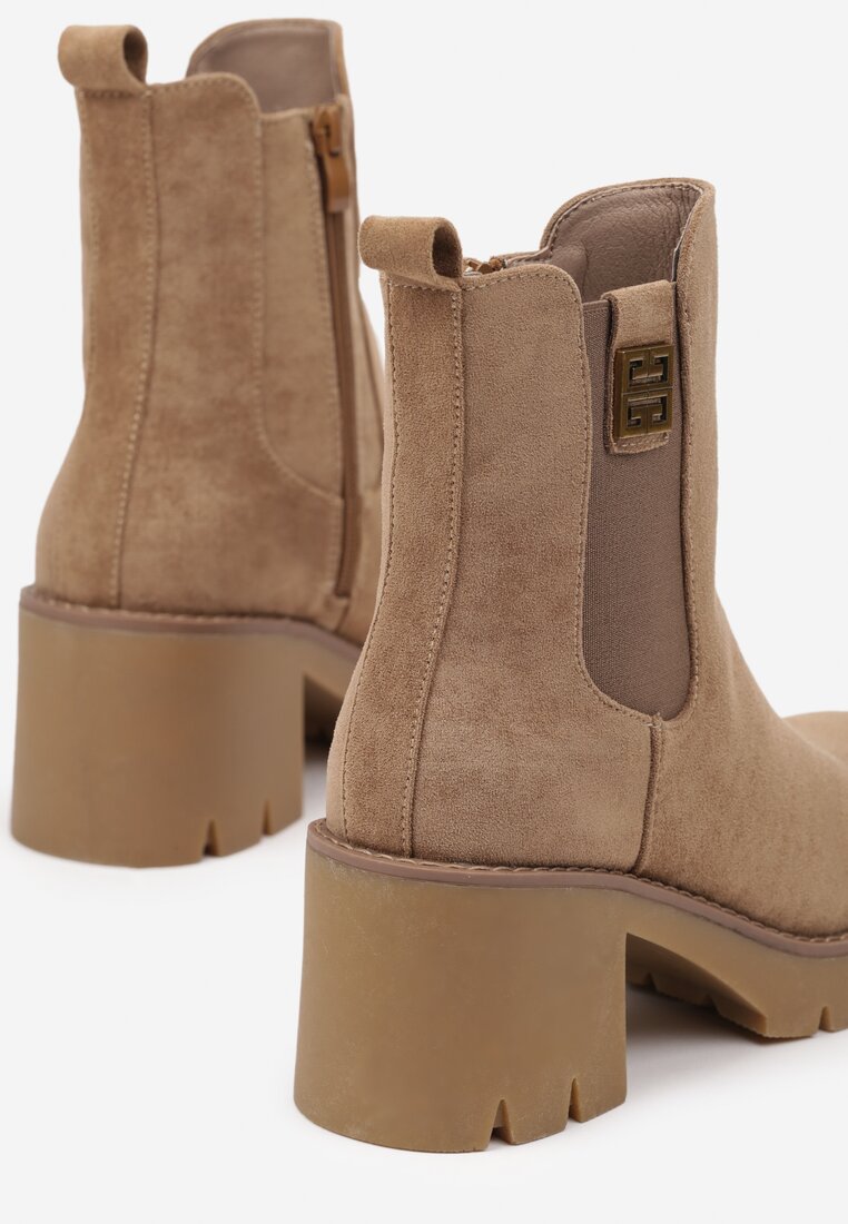 Botine Resilaine Bej