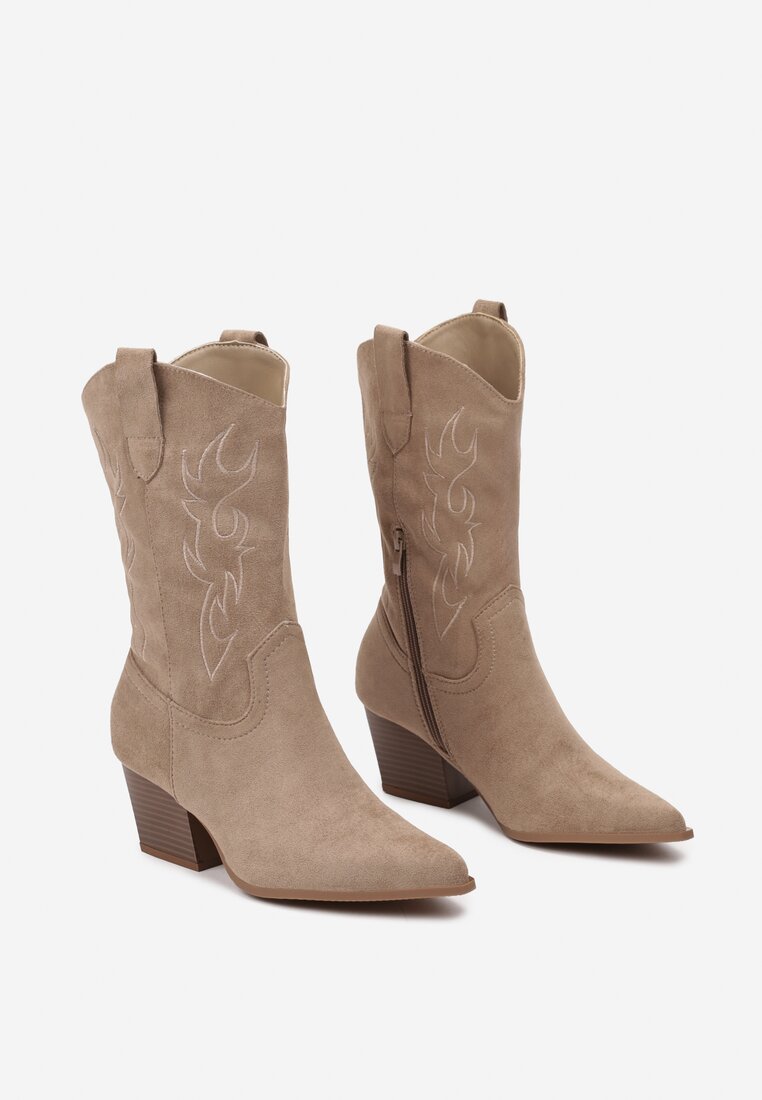 Botine Riadorael Bej