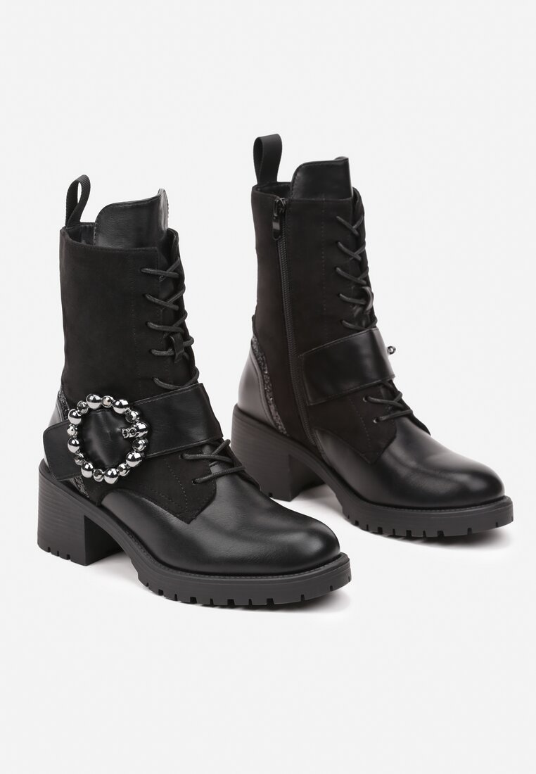 Botine Emmitha Negre