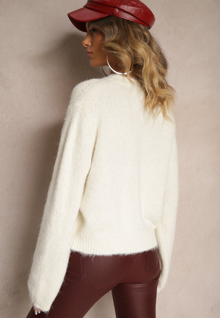 Cardigan Riavara Alb