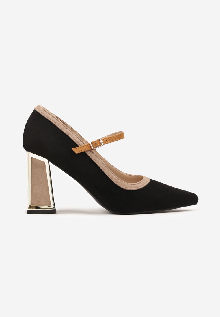 Pantofi cu toc Linnelea Negri