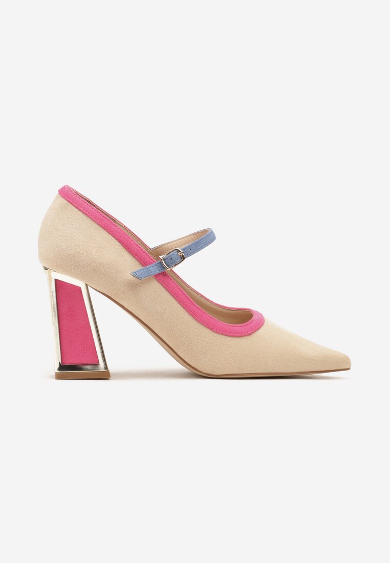 Pantofi cu toc Linnelea Bej
