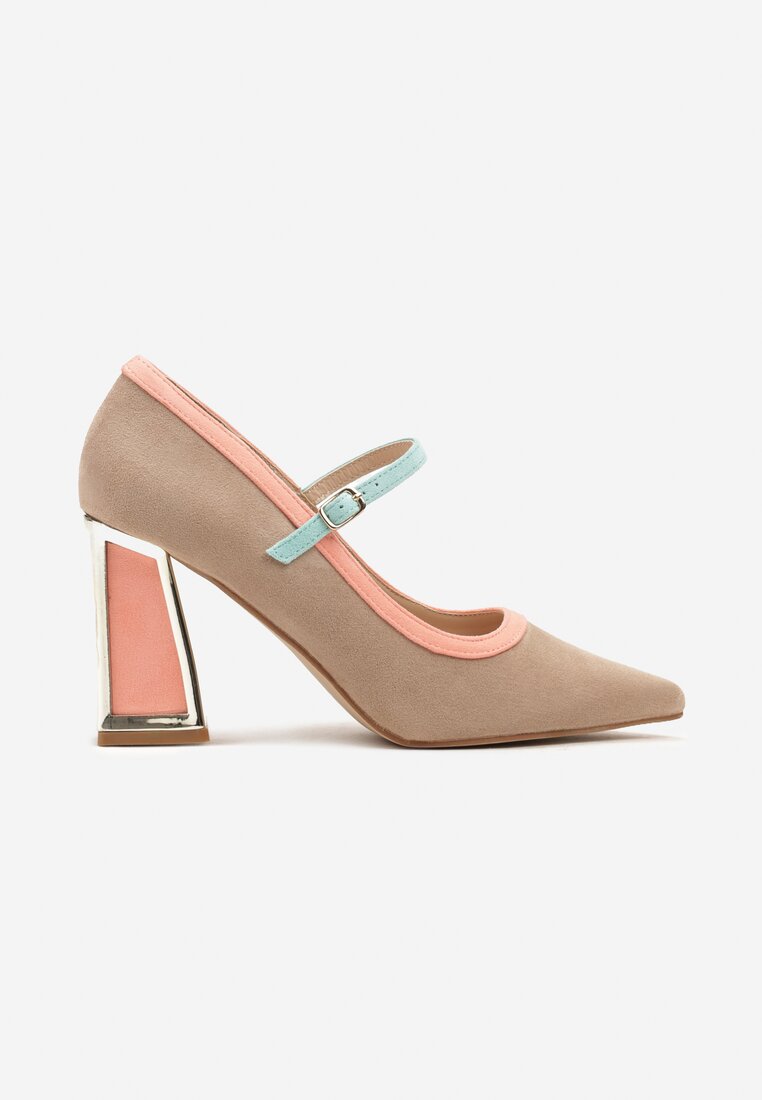 Pantofi cu toc Linnelea Bej