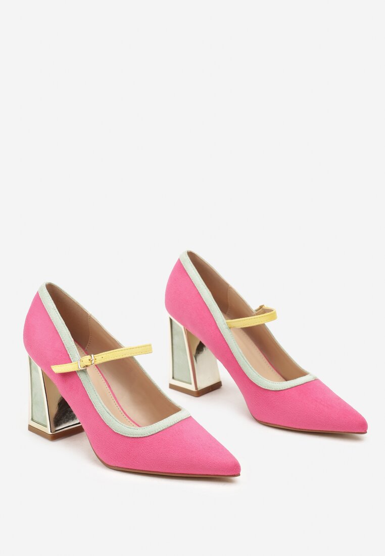 Pantofi cu toc Linnelea Fucsia