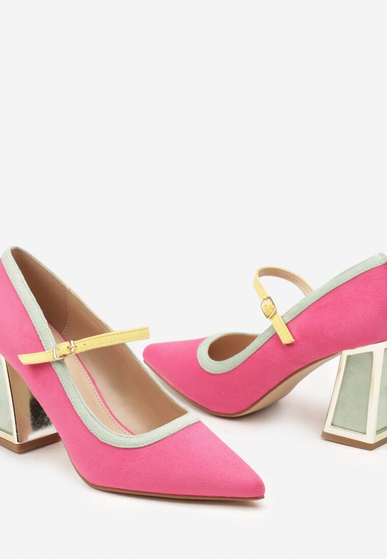 Pantofi cu toc Linnelea Fucsia
