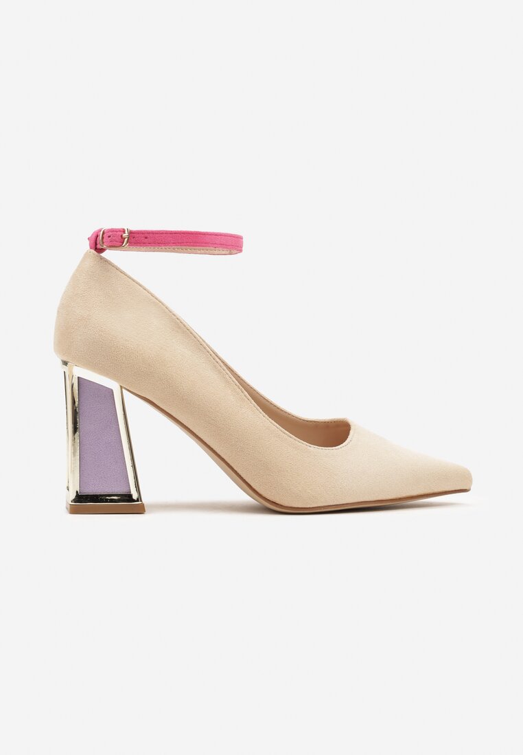 Pantofi cu toc Lannethe Bej