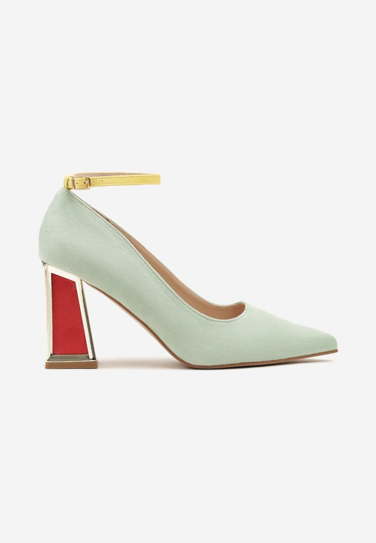 Pantofi cu toc Lannethe Verde deschis