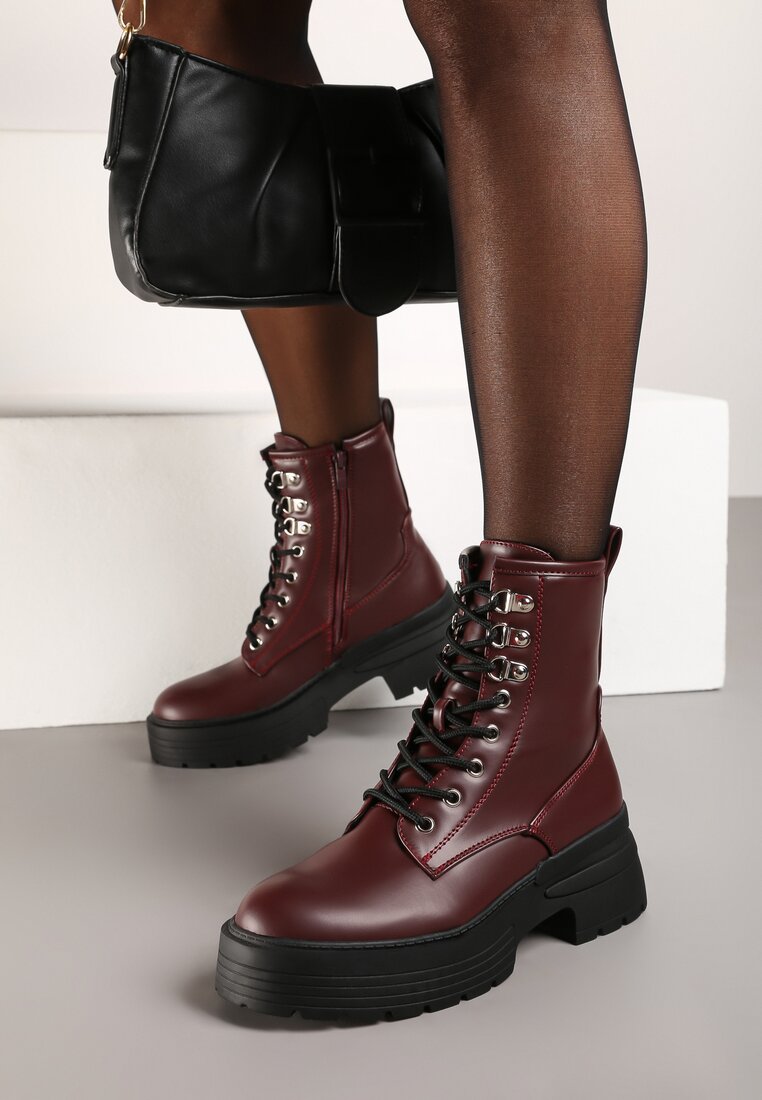 Botine Zeisia Bordo