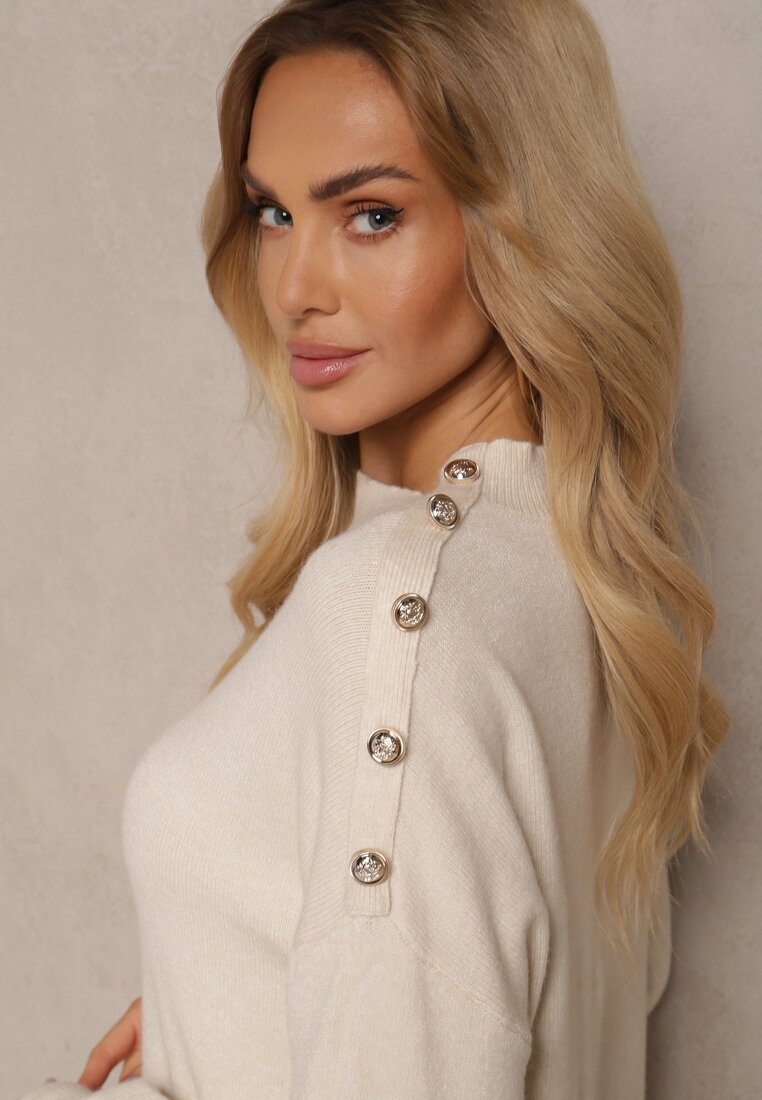 Pulover Setannia Bej deschis