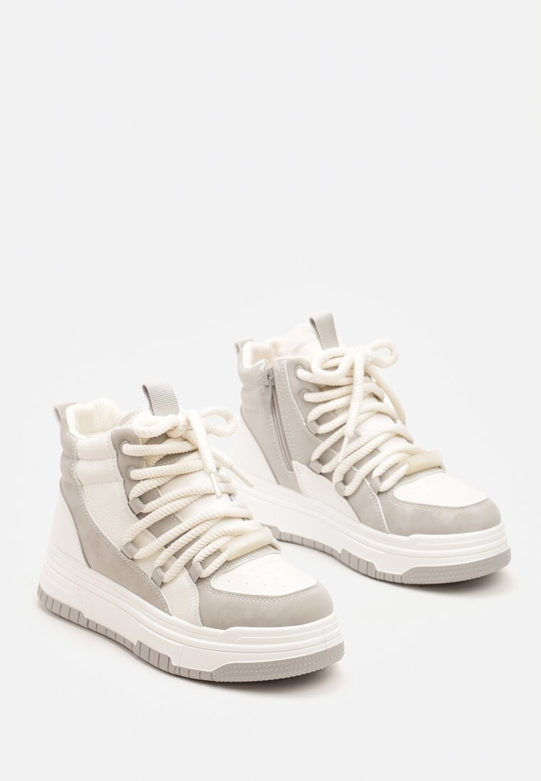Sneakers Tamrion Gri cu alb