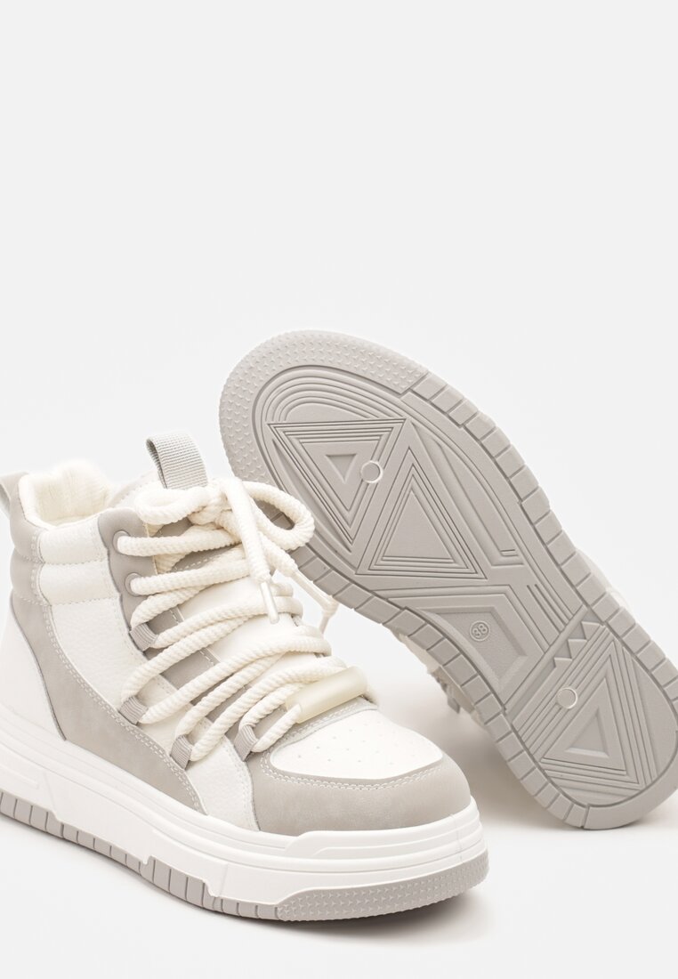 Sneakers Tamrion Gri cu alb