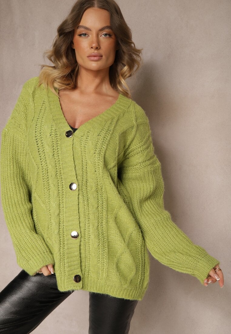 Cardigan Linnalira Verde deschis