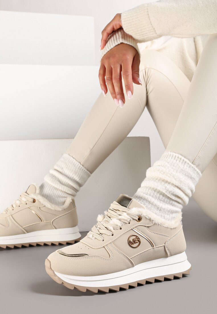 Sneakers Solirra Bej deschis