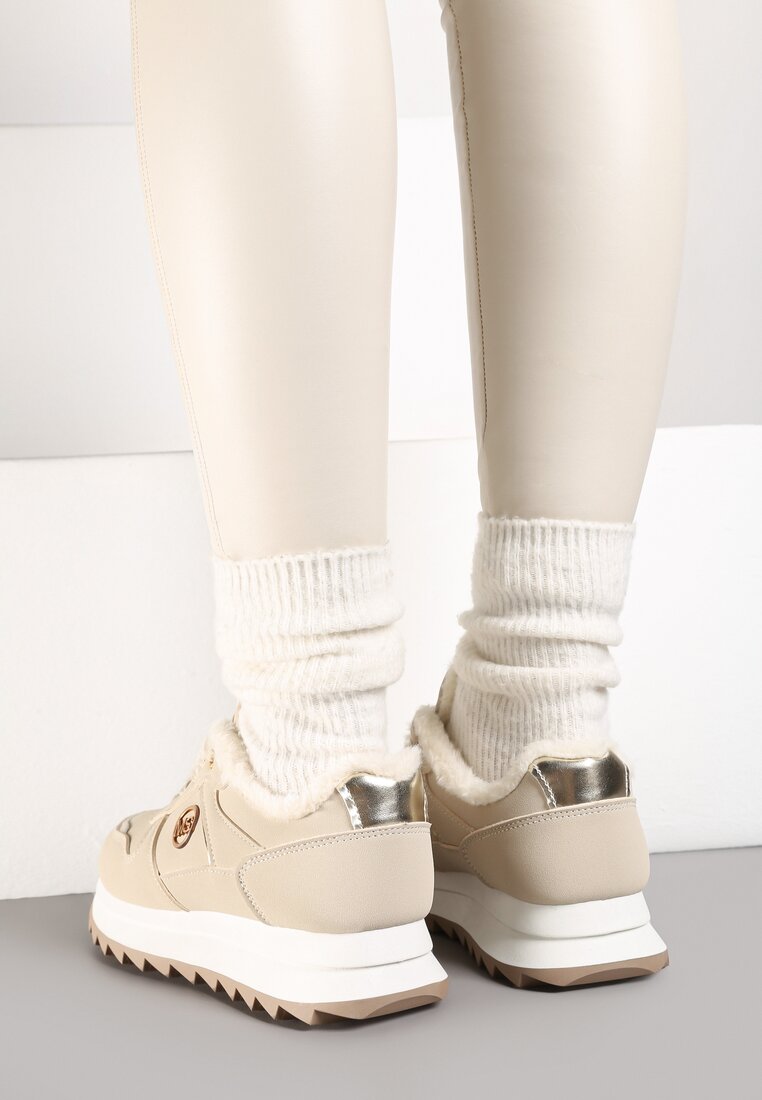 Sneakers Solirra Bej deschis