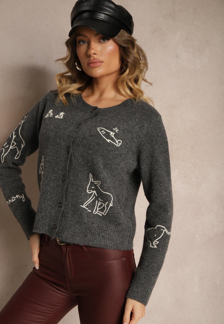 Cardigan Nelyra Gri
