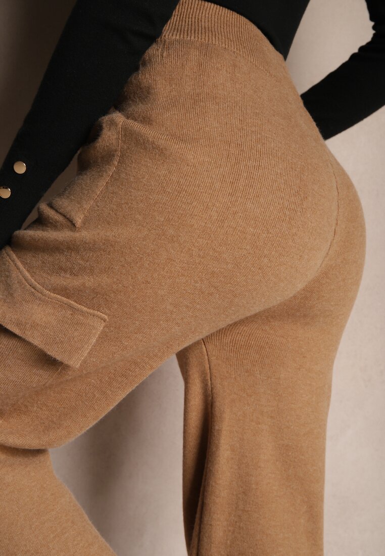 Pantaloni Emithlera Bej închis