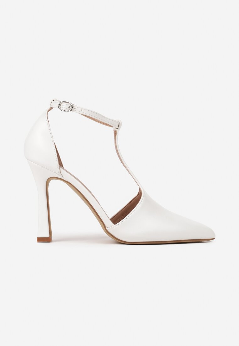 Pantofi stiletto Nelisia Albi