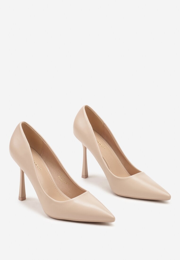 Pantofi stiletto Galadi Bej